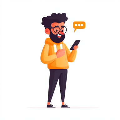 Person using AI travel assistant on smartphone to plan a trip