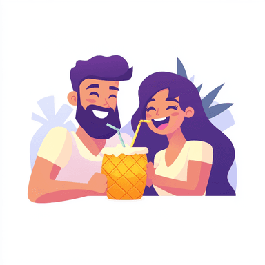 Happy travelers enjoying vacation with personalized itinerary recommendations