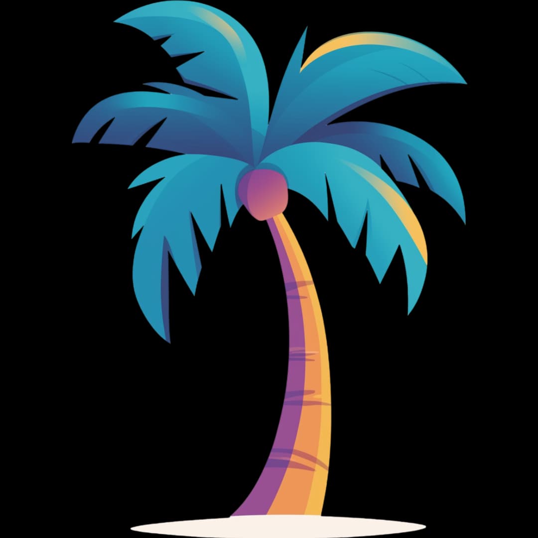Palm flat design